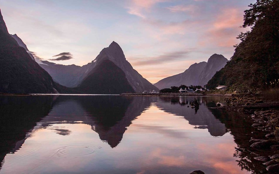Milford Sound in Southland, New Zealand