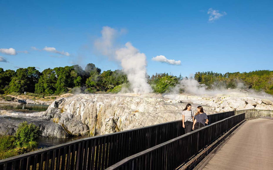 The geothermal wonderland of Te Puia in Rotorua