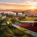 Take the Wellington Cable Car and see stunning sunset views