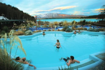 Tekapo Springs Hot Pools, Lake Tekapo, MacKenzie Country, New Zealand.