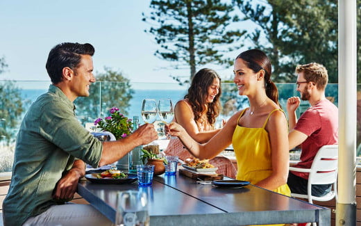 Dining at City Beach, Perth, Western Australia