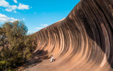 Wave Rock in Australia's Golden Outback
