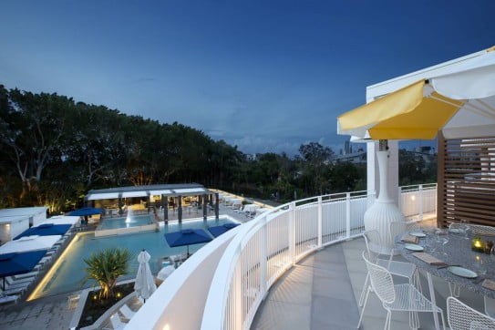 The Cucina Vivo Balcony, The Star Gold Coast, Australia. 