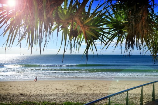 Mooloo Beach, Sunshine Coast, Australia. 