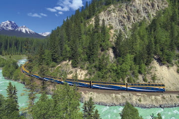 Rocky Mountaineer Train, Vancouver, Canada. 
