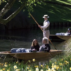 Punting on the Avon.
