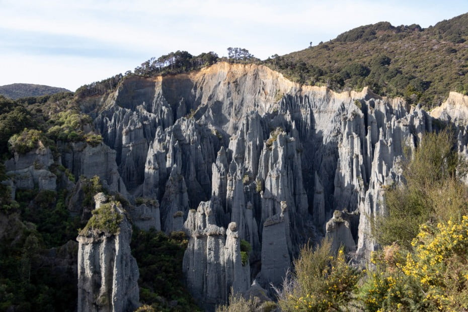 The Putangirua Pinnacles near Cape Palliser are perfect backdrops for a moody & mesmerising Instagram post.