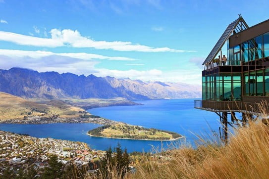 View from the gondola, Queenstown. 