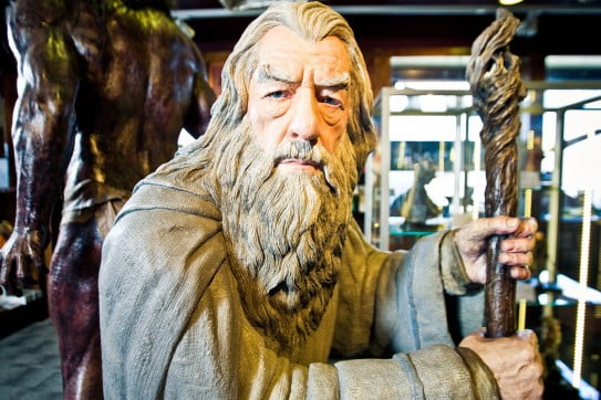 Gandalf statue, Weta Workshop, Wellington, New Zealand. 