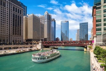 Boat cruise, Chicago, United States. 
