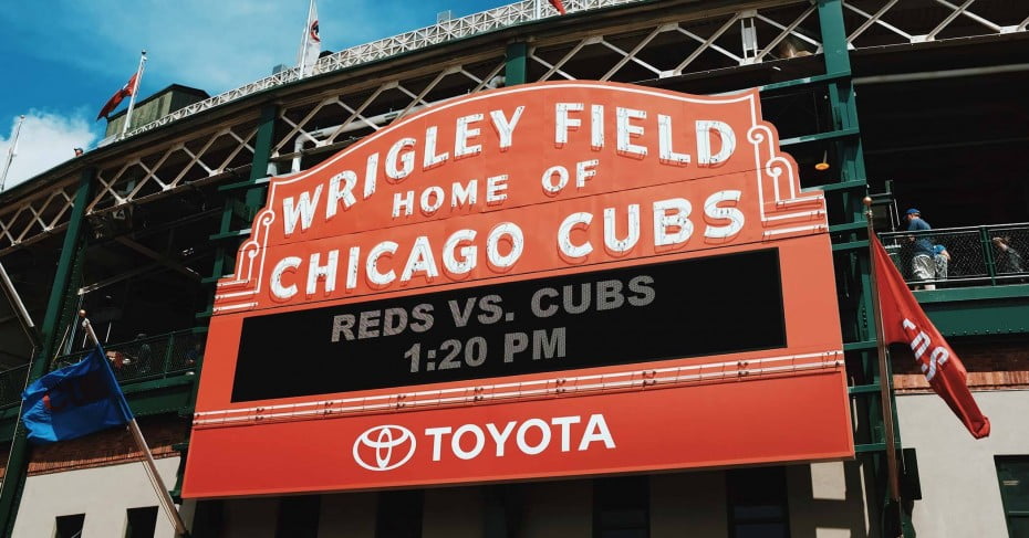 Chicago Cubs Stadium, Wrigley Field, Chicago, United States. 