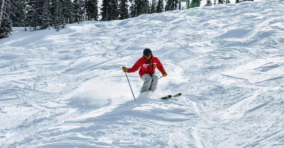 Skiier, Keystone Resort, Colorado, United States. 