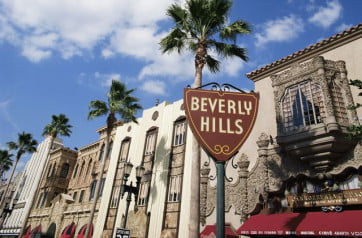 Beverly Hills road sign