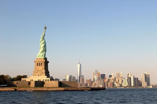Statue of Liberty, New York City, United States. 