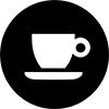 Air New Zealand coffee icon.