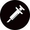 Air New Zealand vaccine icon.