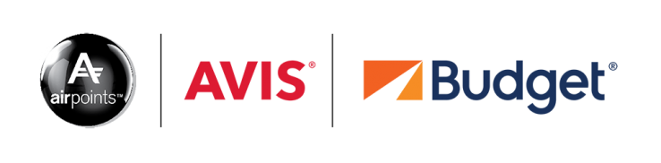 Airpoints Avis Budget logos.