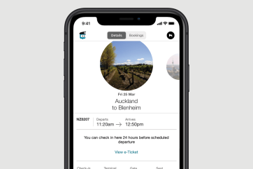 Manage travel with the Air NZ mobile app.