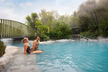 Taupo Couple At Pools