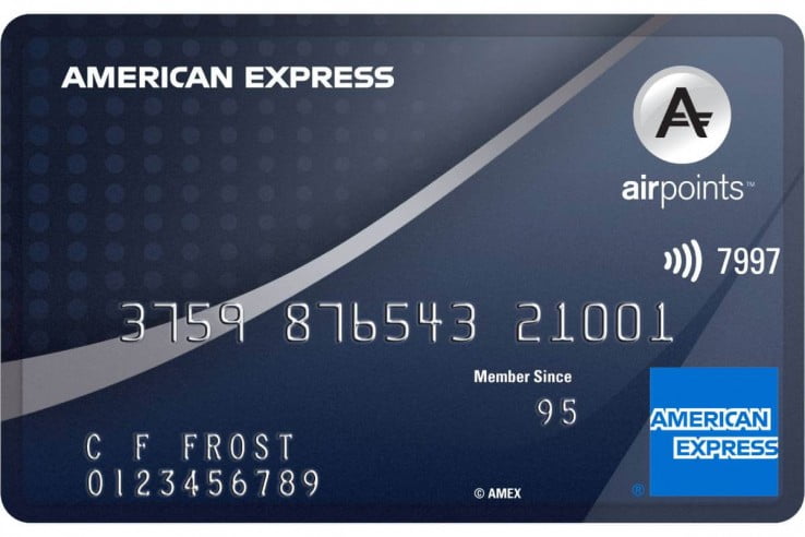 American Express Airpoints platinum card